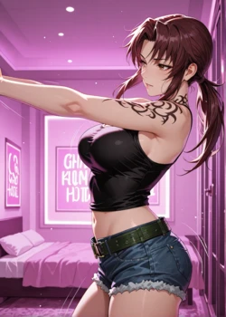 [KALA AI NSFW] revy (black lagoon) [AI Generated]