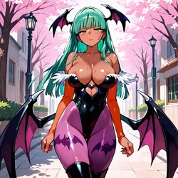 Too brown-toned- Morrigan Aensland モリガン.アーンスランド (156p) (Patreon) (AI Generated)