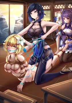 【Bianfuyeyue】荧，甘雨，夜兰，刻晴四人