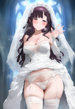 Tsumiki Mikan Marriage with Black man (163P)  stormy ai generated