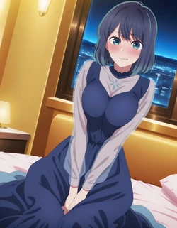 18animegirls - T2/T3) Akane Kurokawa (黒川 あかね) + Aquamarine Hoshino (星野 愛久愛海) / Hotel (Patreon) [AI Generated]