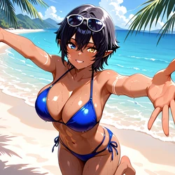 Too brown-toned- Omega オメガ (175 P) (Patreon) (AI Generated)