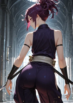 [KALA AI NSFW] yuzuriha (jigokuraku) [AI Generated]