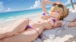 [RainySHST] Evelyn - Bikini Outfit (AI Generated)