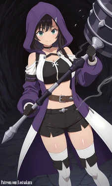 Lostsakura - Alina Clover - I  May Be a Guild Receptionist, but I'll Solo Any Boss (Battle outfit) (Patreon) [AI Generated]