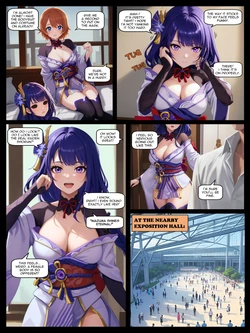 [Vanron] Suiting as Raiden shogun at a con [AI Generated]