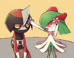 (Pokémon) [阿龙的个人汉化]劈斩司令和沙奈朵 | Bisharp and Gardevoir