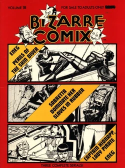 Eneg [= Gene Bilbrew] - Captain Kidnapp, Lady Pirate [Bizarre Comix 18.3, EN]