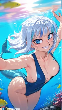 Gawr Gura (Hololive) WienerGens AI Generated