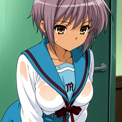 Too brown-toned- Yuki Nagato 長門有希 (232 P) (Patreon) (AI Generated)