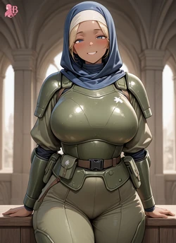 Hijab Imperial Guard (AI GENERATED)