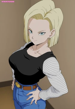 [Vizagege] Android 18 | Dragon Ball (2) (+Extra Pics) [AI Generated]