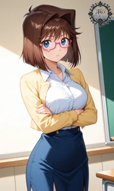 [Pixiv] SerenaAsamiya04 (108330632) A day at the beach, glasses [AI Generated]
