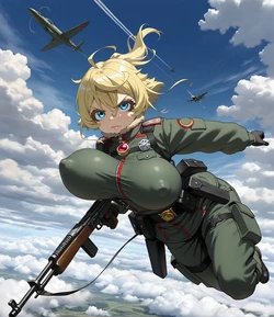 AI-TAKASHI-YA tanya degurechaff ai generated