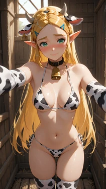 [Dreamyan] Zelda Cow Bikini - AI Generated