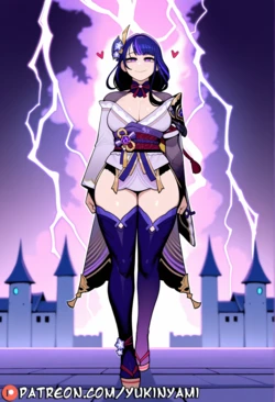 [Yukinyami] (Patreon) Raiden (Genshin Impact) [AI Generated]