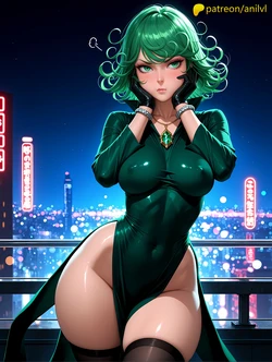 [Anilvl] Tatsumaki - One Punch Man [AI Generated]