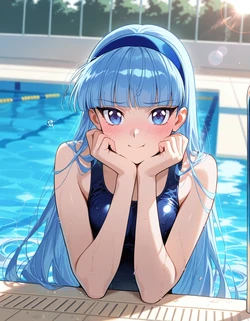 *mi Ryuzaki school_swimsuit (Magic Knight ***earth) (332p) [AI Generated]