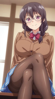 Fumika Saitou (Pantyhose) / Eroge de Subete wa Kaiketsu Dekiru! THE ANIMATION  [AI Generated]