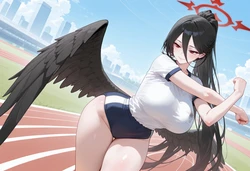 [Mukurou] Blue Archive / Gym Suit Hasumi [AI Generated]