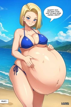 [AI-Generated] Krillin becomes fat for Android 18 [LANZO ARTS]