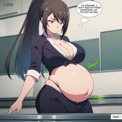 [AI-Generated] Sae's arousing digestion [LANZO ARTS]