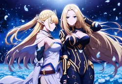 LoveHUwU - Seras Ashrain x Alpha [ yuri ] (Patreon) [AI Generated]