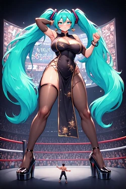 Hatsune Miku China Dress [AI Generated]