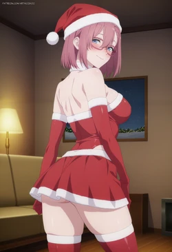 artkoikoi - Ririsa Amano | 2.5 Dimensional Seduction (Christmas Bonus) (Patreon) (Set 02) [AI Generated]