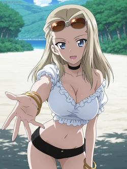 artkoikoi - [Request] Klara | Girls und Panzer (Patreon) (Set 01) [AI Generated]