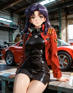 Katsuragi Misato - Workshop (Neon Genesis Evangelion) (EVA) [AI-Generated] [Gog0chan]