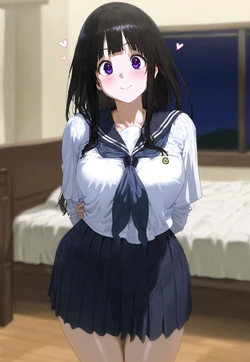 [GintoAi] Eru Chitanda(Hyouka)(AI Generated)