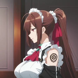 NoxxAI - June character poll Runner-up winner: Amagi (Ore wa Seikan Kokka no Akutoku Ryoushu, 150p) (Patreon) [AI Generated]
