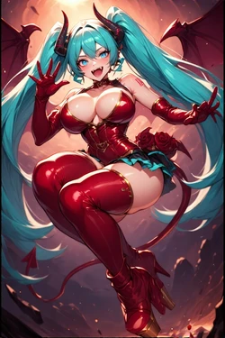 Hatsune Miku Devil [AI Generated]
