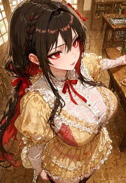 FISHEYE PANTY SHOT POV – YUNYUN SEE-THROUGH DRESS TEASE [AI Generated]