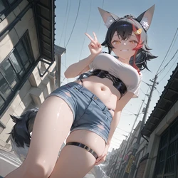 Mio Ookami 大神美緒 [AI Generated]