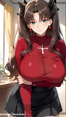 Tohsaka Rin   [ Dans AI Art ] [ Ai Generated ]