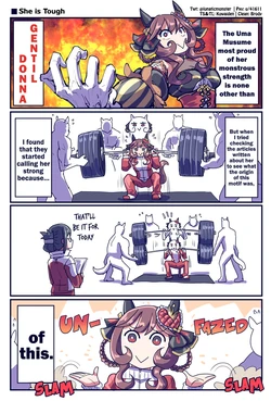 [lunaticmonster] Gentildonna is Tough (Uma Musume Pretty Derby) [English]