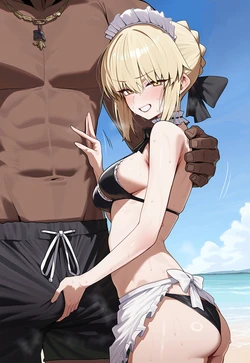 Nargai -  Fgo beach [AI Generated]