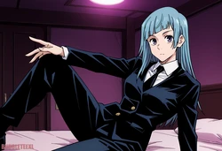 [BubbleTeeXL🔞] Kasumi Miwa (Jujutsu Kaisen)[AI Generated]