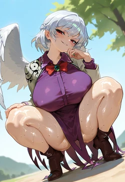 Little Fox 稀神サグメ Sagume Kishin ai generated