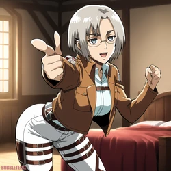 [BubbleTeeXL🔞] Rico Brzenska (Attack on Titan)[AI Generated]