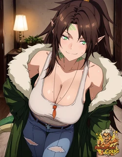 Zophia hentai | Yami Healer fan art [AI Generated]