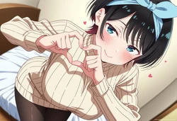 [Tachibana AI（たちばなあい)] Ruka and Chizuru (Rent-A-Girlfriend) [AI Generated]