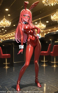 Slime Marin Kitagawa at Casino In Bunny Suit [AI Generated] [NugaxCreations]