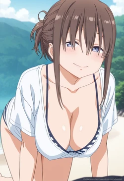 (Tachibana AI) Maegami-chan [Tawawa on Monday] - AI Generated