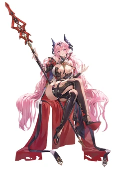 Pink-haired girl