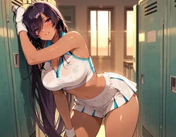 Kan'u Unchou - Locker Room (Ikkitousen)  [AI Generated] [Gog0chan]