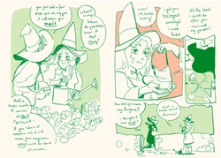 [Winton Kidd] Garden Witch & Geraniums (mini comic)