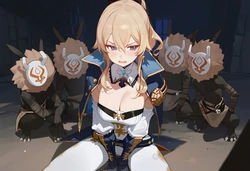 [AI Generated]琴 ジン Jean X hilichurl